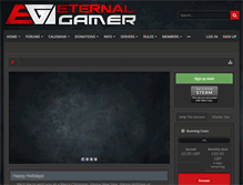 Tablet Screenshot of eternal-gamer.com